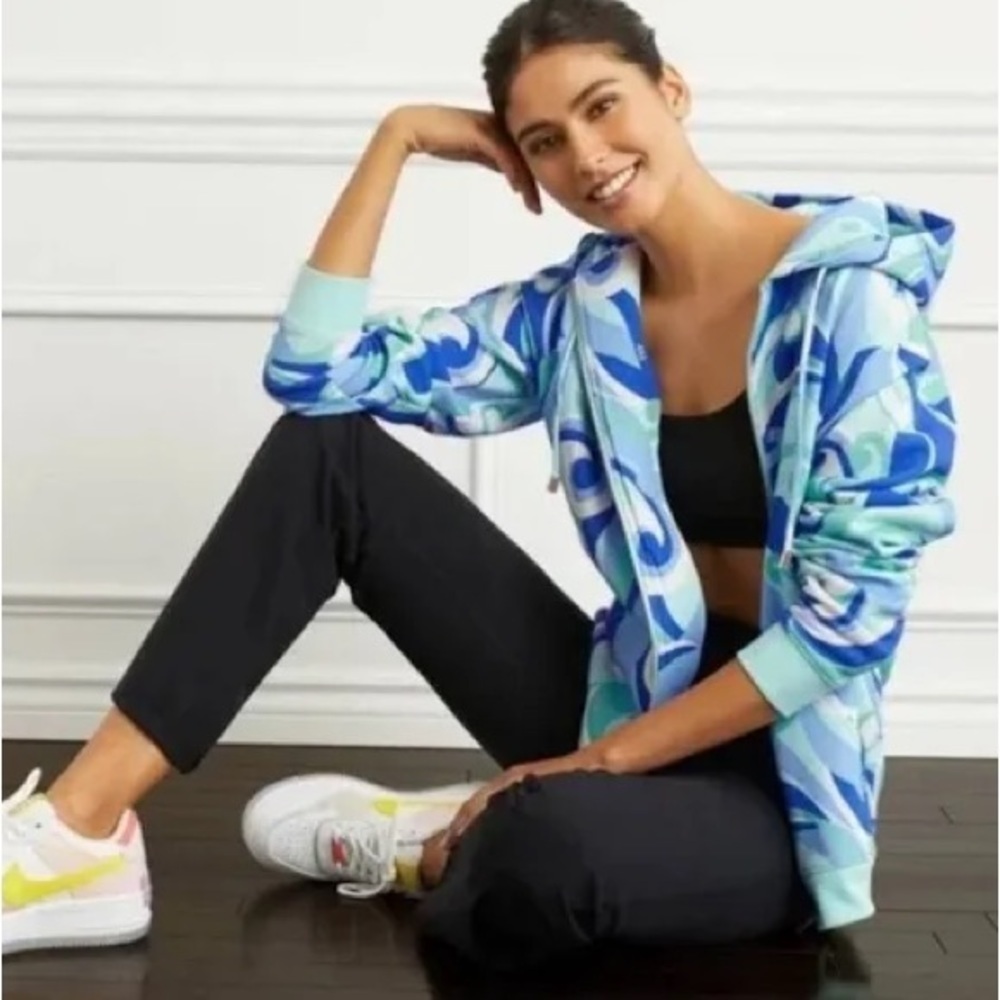 Hill House Allie Zip Up Jacket Blue - Picture 2 of 6